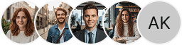 Investor profile avatars displayed in a Cheviltance trading review block